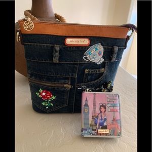 Necole Lee crossbody bag and manicure bundle